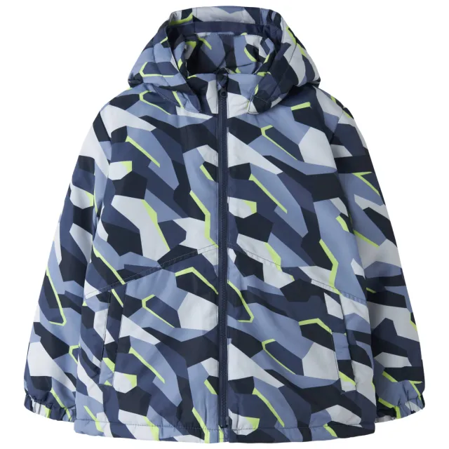 NAME IT NKMMAX tussenjas camouflage blauw