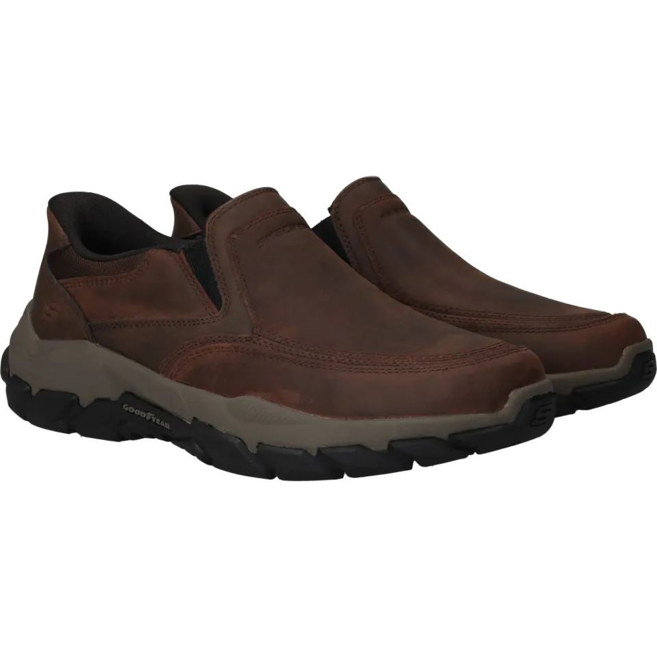 Skechers Slip-Ins Relaxed Fit Santoro instapper bruin, foto 3