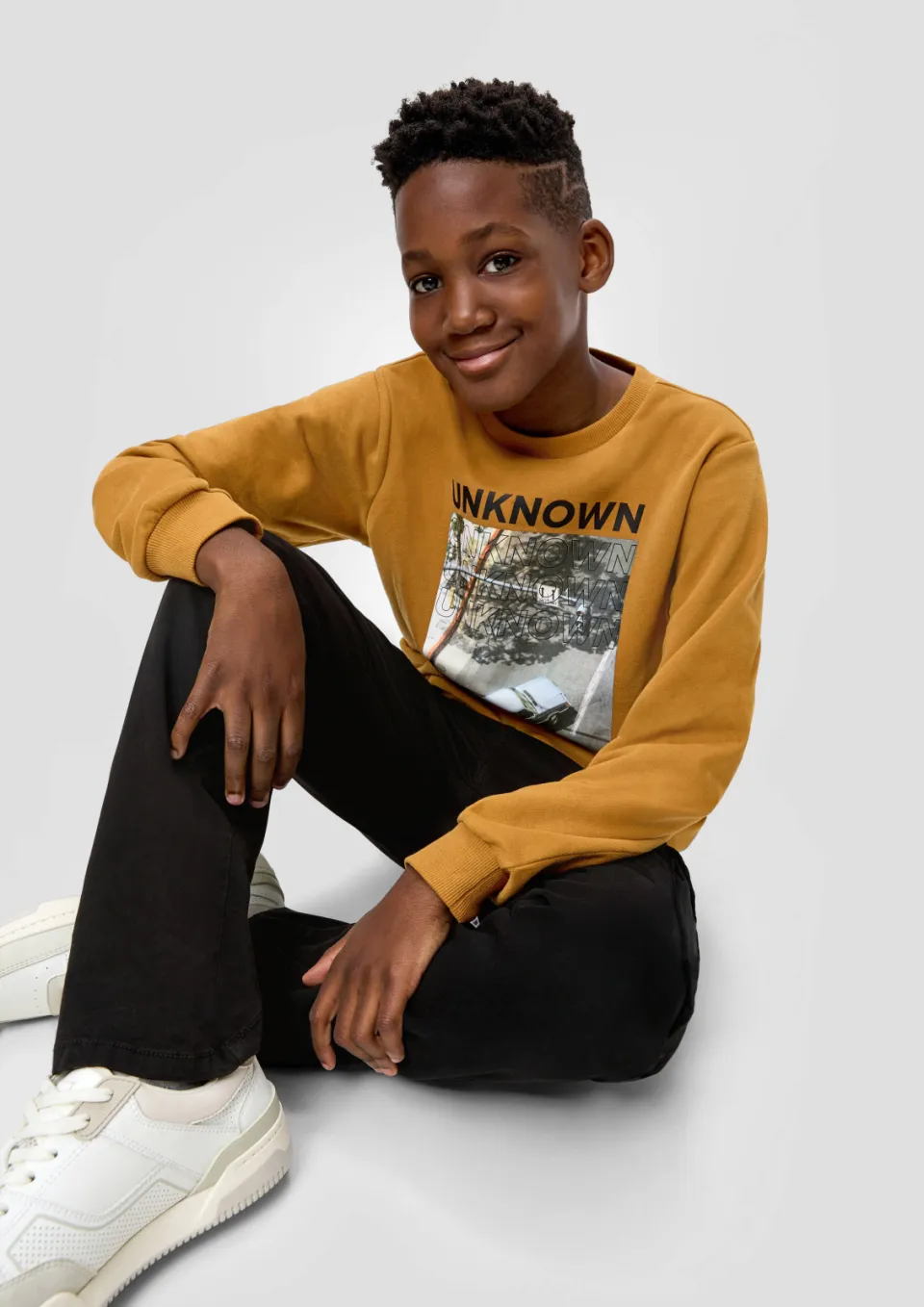 s.Oliver cargobroek zwart