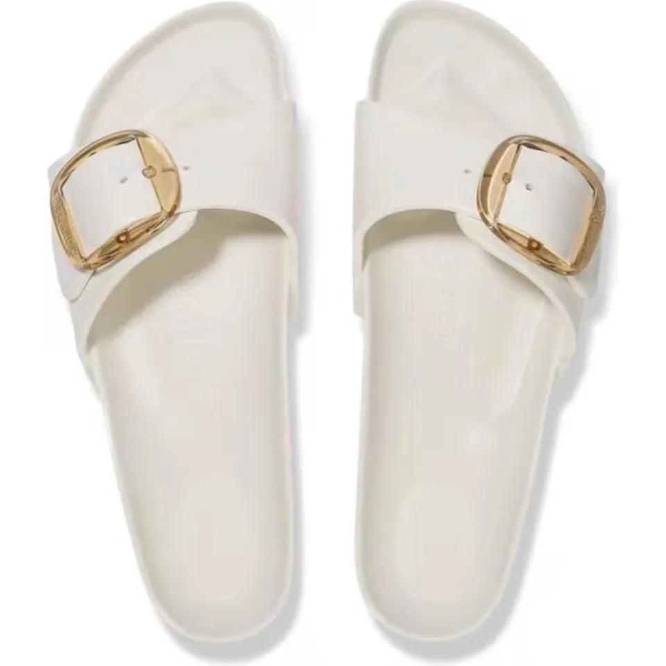 Birkenstock Madrid Big Buckle EVA slipper wit, foto 7