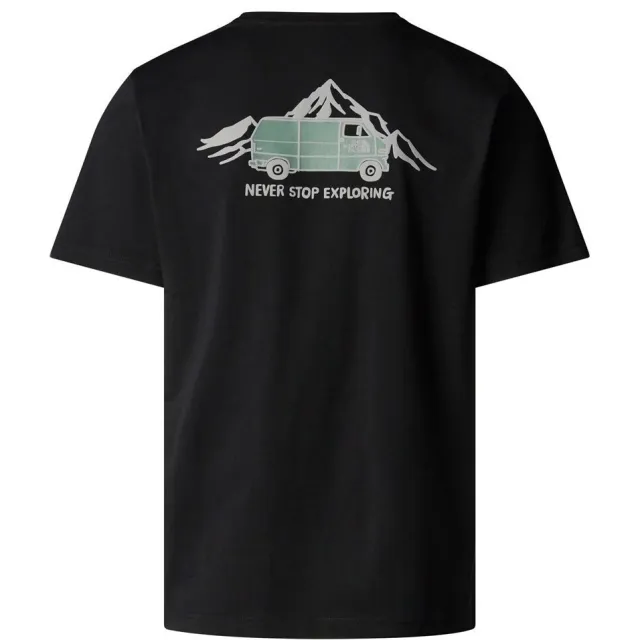 The North Face T-shirt Korte Mouw The North Face NF0A8C1ZJK31 Zwart