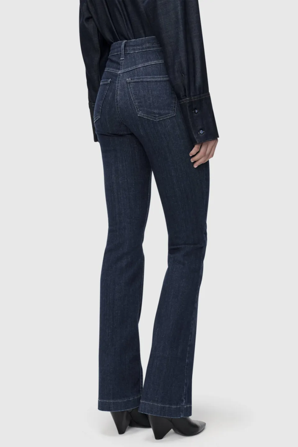 MAC bootcut jeans blauw, foto 4