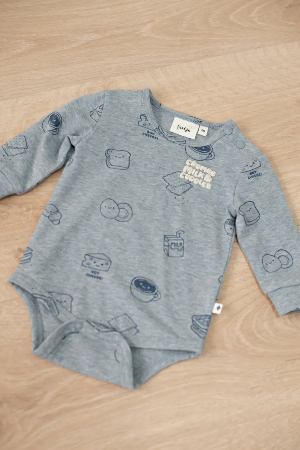 Feetje romper met print - blauw, foto 4