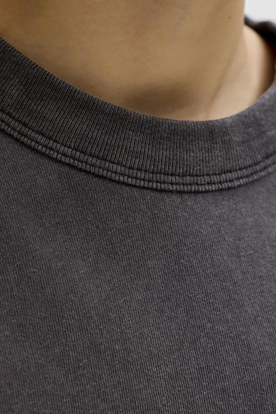 Jack & Jones T-shirt donkergrijs zwart, foto 7