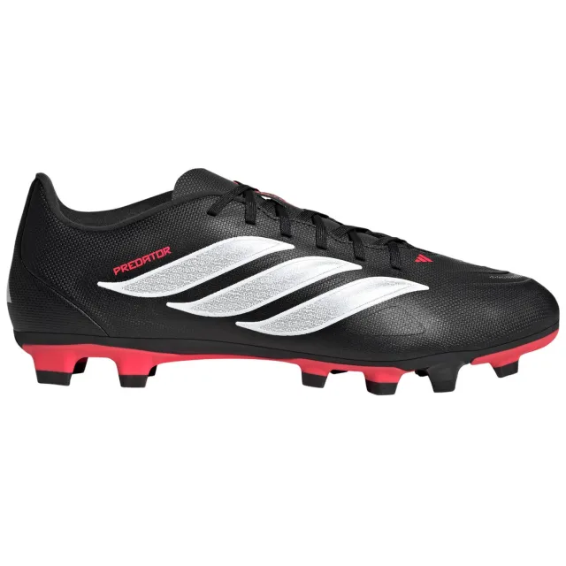 Adidas Performance Predator Club FG/MG senior voetbalschoenen - zwart/wit/rood