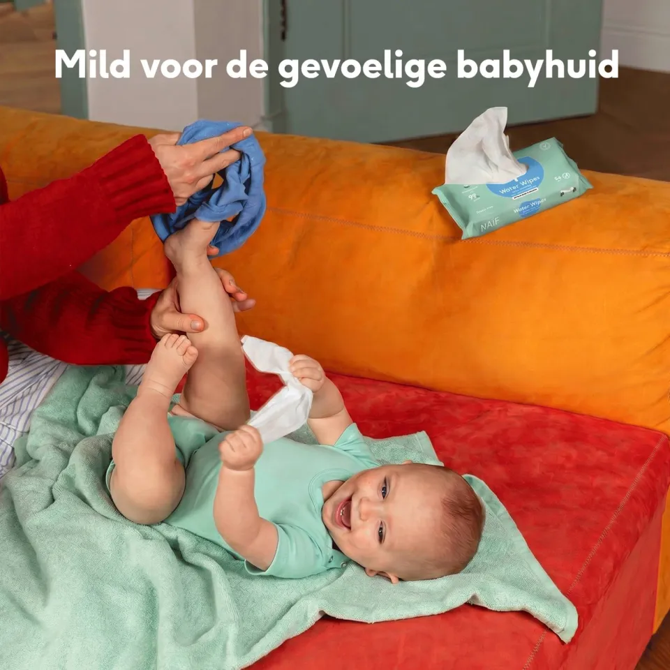 NAÏF 48 stuks - plasticvrije water billendoekjes, foto 2
