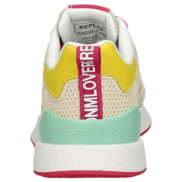 Replay Maze JR lage sneakers beige, foto 4