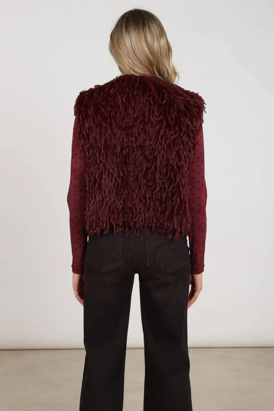 NUKUS gilet - donkerrood, foto 8