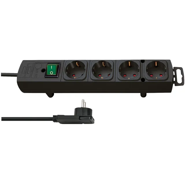 Brennenstuhl Comfort-Line Plus 4-voudige stekkerdoos zwart