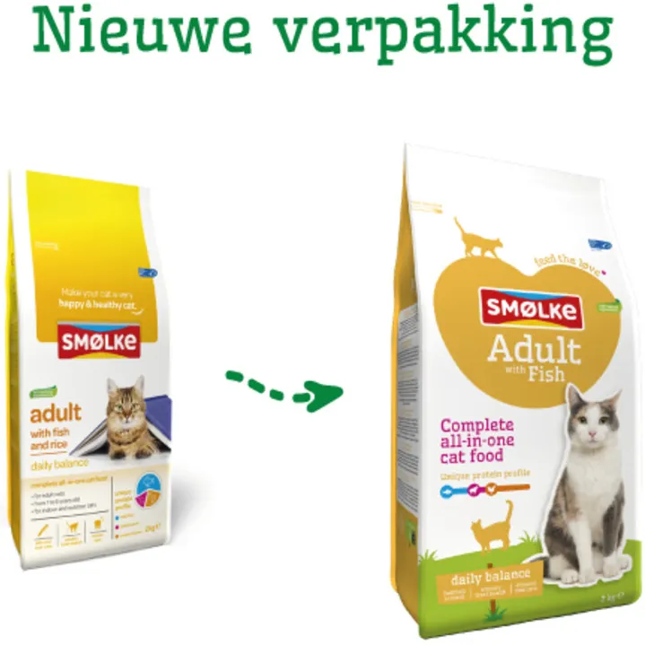 Smolke Adult met vis kattenvoer 10 kg, foto 2