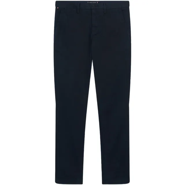 Tommy Hilfiger BLEECKER 1985 slim chino donkerblauw desert sky, foto 2