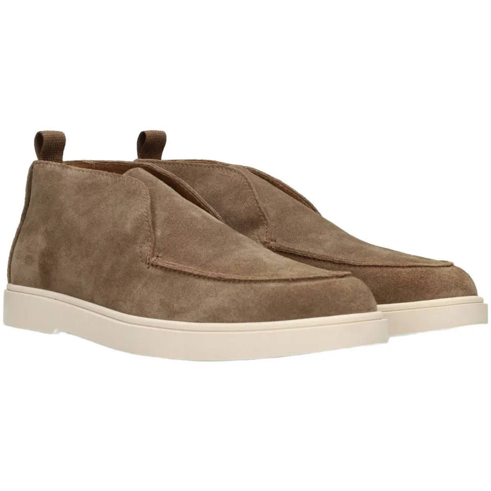 Poelman Milan suède enkelboots - lichtbruin, foto 3