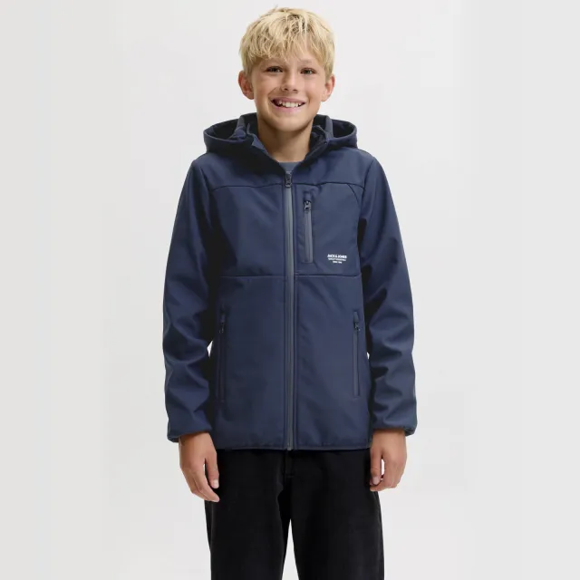 Jack & Jones JUNIOR softshell jas donkerblauw