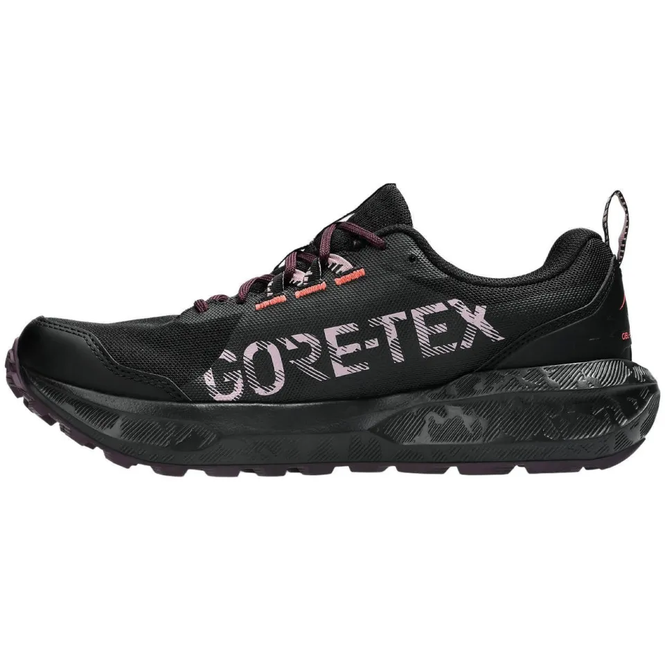 Asics Gel-Sonoma 8 GTX mesh hardloopschoenen - zwart/aubergine, foto 5