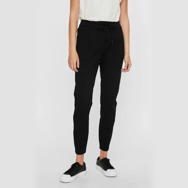 Vero Moda high waist tapered fit broek VMEVA zwart, foto 3