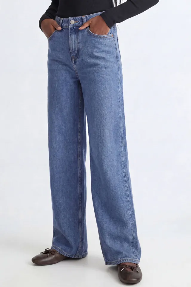 JJXX GIRL JXTOKYO wide leg jeans - blauw, foto 5