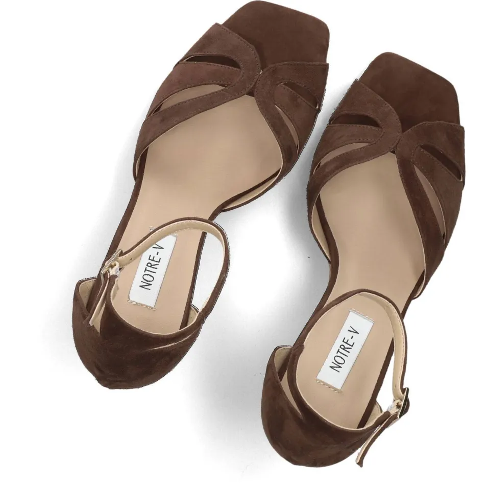 Notre-V Sandalen 6745 Bruin, foto 5