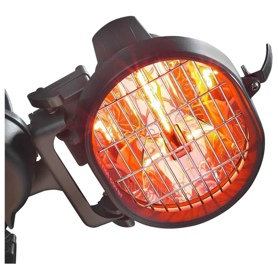 Eurom parasolheater 1500 zwart, foto 2