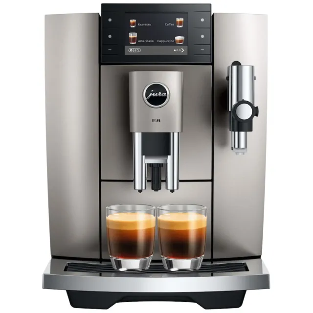 Jura E8 (ED) Volautomaat Zilver