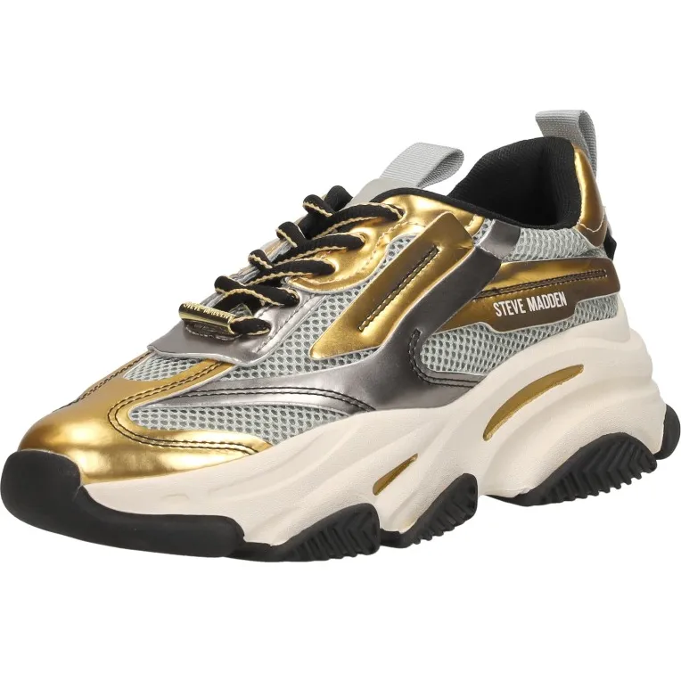 Steve Madden Possession chunky sneaker goud, foto 3