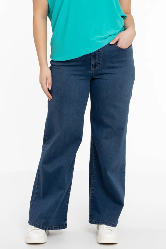 Yoek loose fit jeans dark blue denim, foto 3