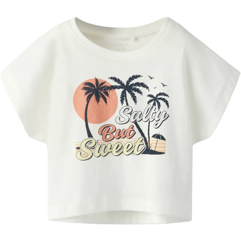 NAME IT T-shirt wit met print, foto 2