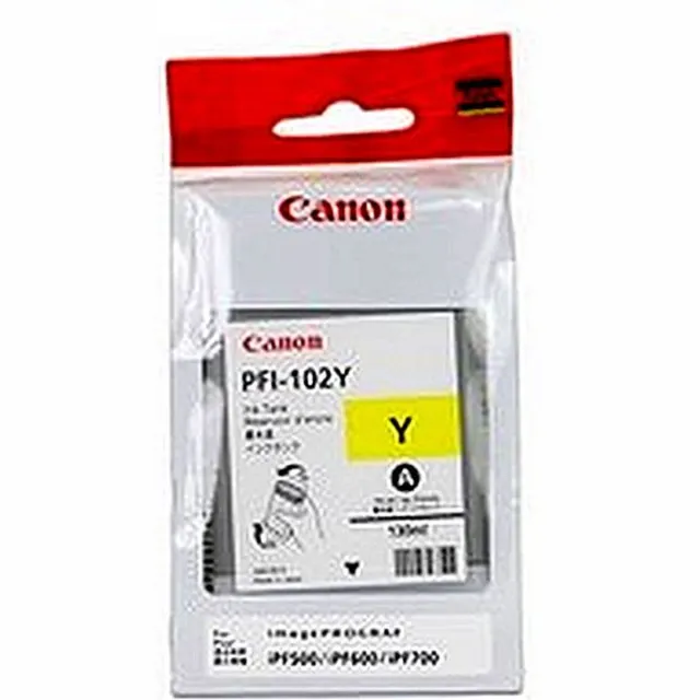 Canon PFI-102Y geel