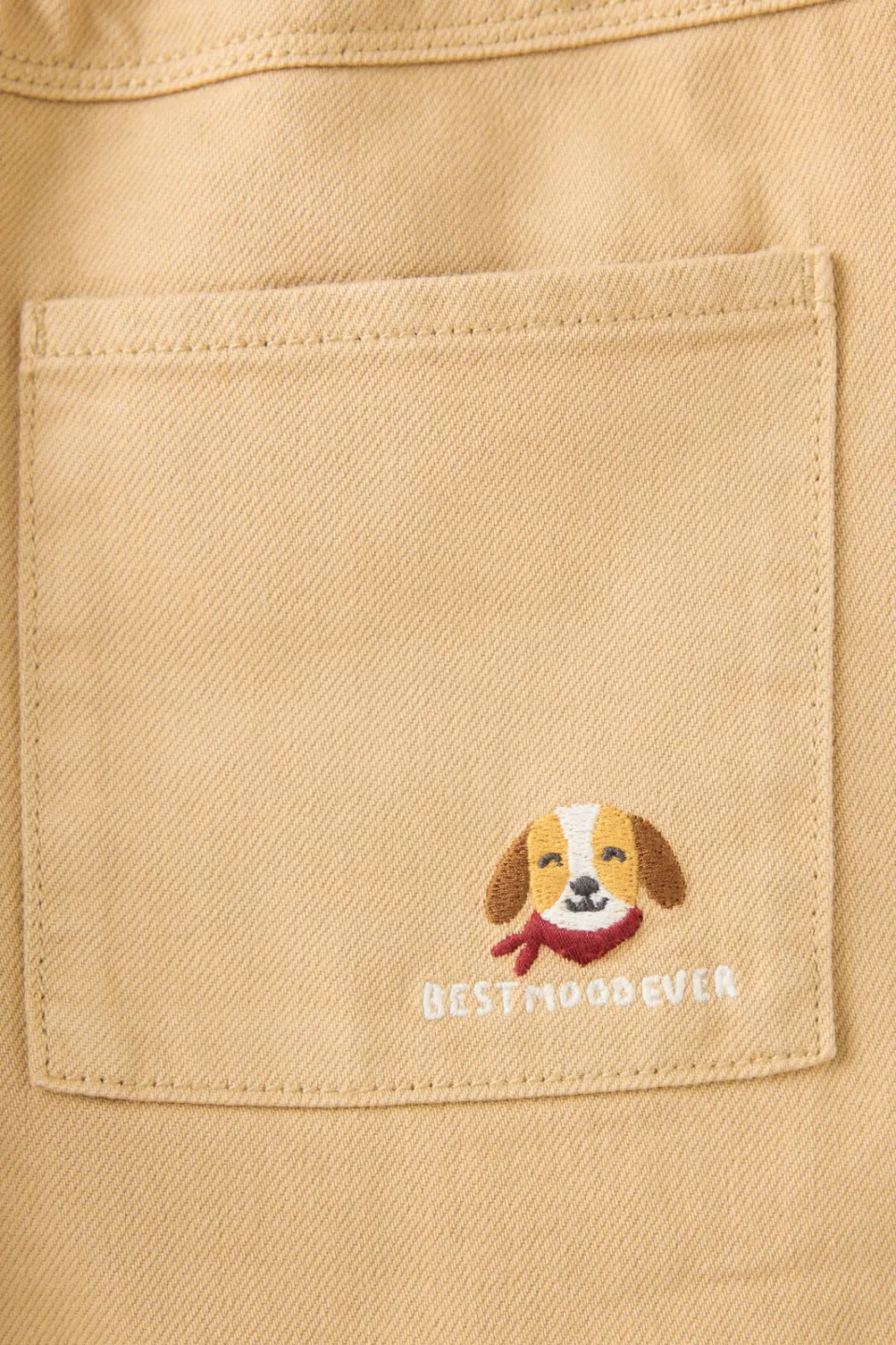 Mango Kids casual broek lichtbruin, foto 5