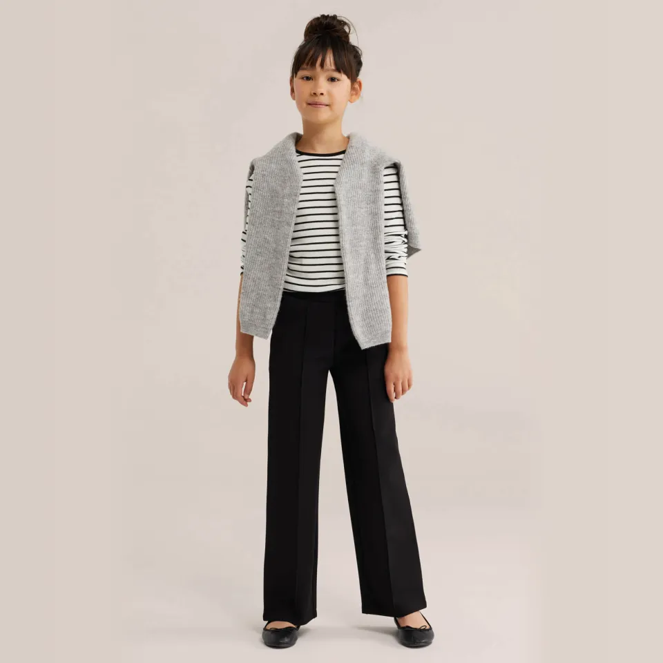 WE Fashion loose casual broek zwart