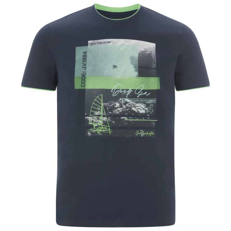 Jan Vanderstorm Hakejan T-shirt donkerblauw, foto 2