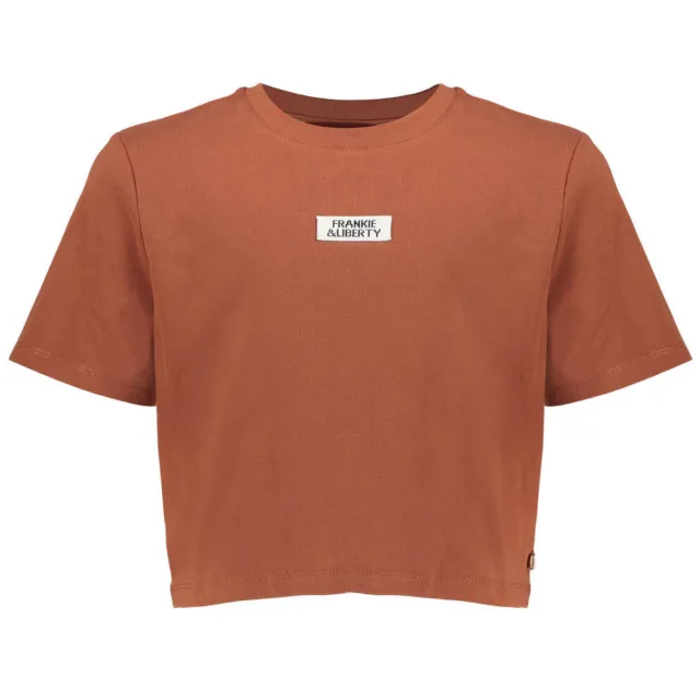 Frankie&Liberty t-shirt donkerbruin, foto 2
