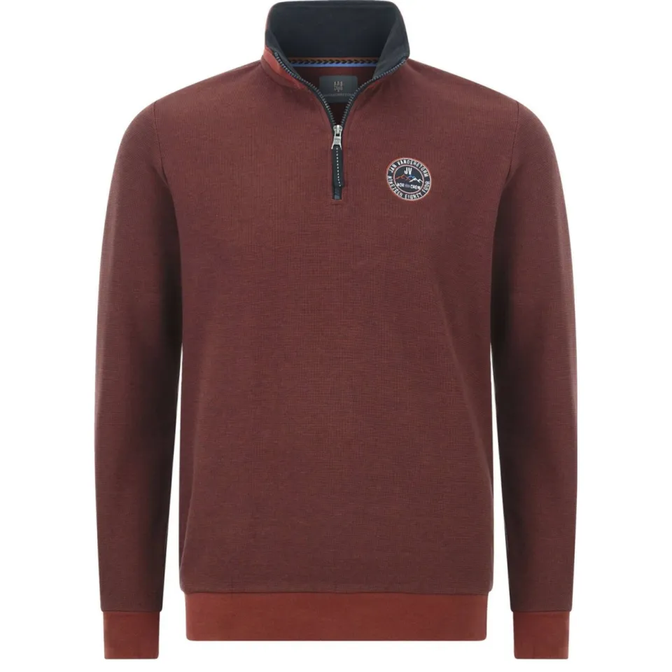 Jan Vanderstorm sweater MARKWARD Plus donkerrood, foto 2