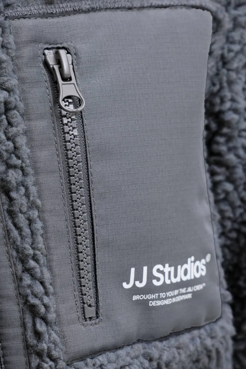 Jack & Jones JUNIOR teddy jas antraciet, foto 5