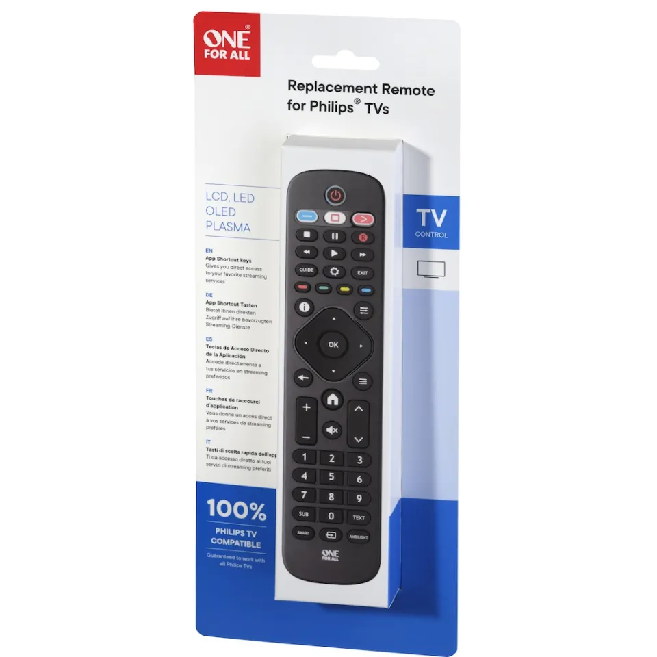 OneForAll URC4913 Philips tv-afstandsbediening zwart, foto 2