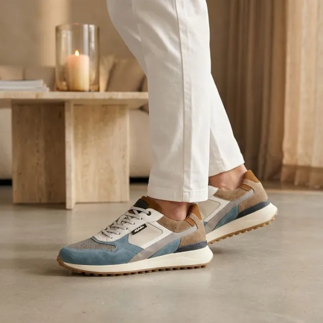 Australian Yamato Sneakers grijs Leer