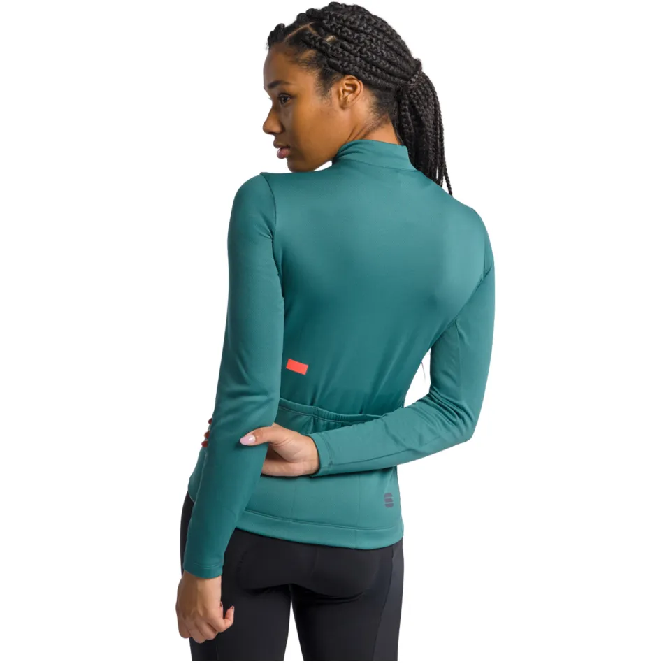 Sportful Classic Thermal Jersey fietsshirt turquoise, foto 4