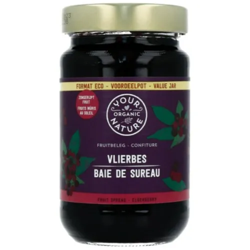 Your Organic Nature Vlierbessenjam Biologisch 375 gr