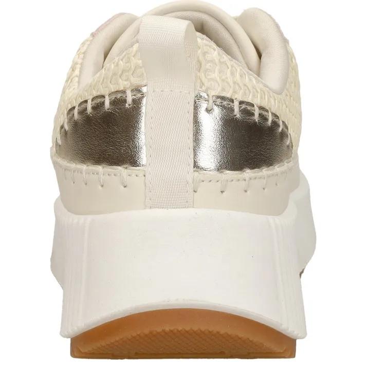Sub55 lage sneakers beige leer, foto 4