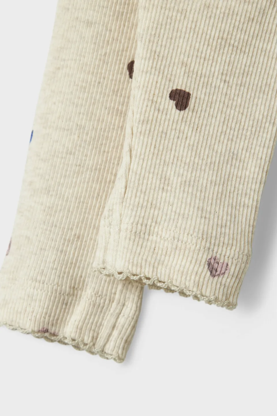 NAME IT BABY legging met hartjes beige, foto 4