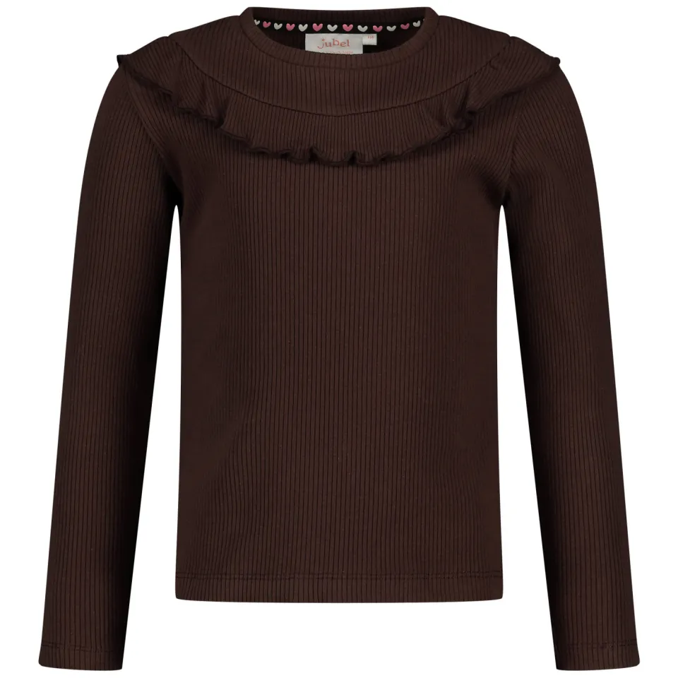 Jubel City Chic longsleeve bruin, foto 2