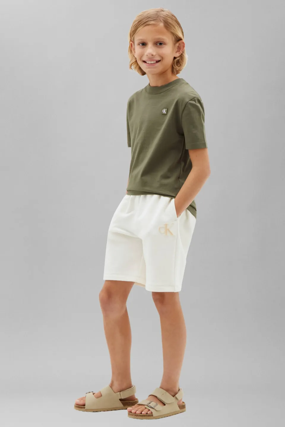 Calvin Klein T-shirt olijfgroen, foto 7