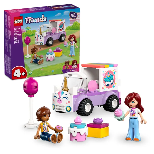 Lego Friends Eenhoorn Taartenbezorgauto Speelgoed voor Kinderen 42675, foto 2