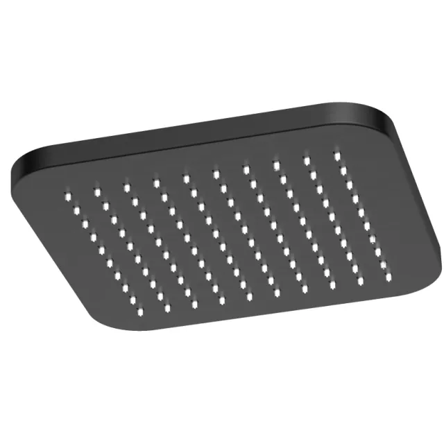 Hotbath Hoofddouche Hotbath Gal Vierkant 22x22 cm Geborsteld Gunmetal PVD