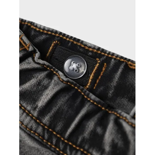 NAME IT MINI NMMSILAS cargo jeans - donkergrijs, foto 3