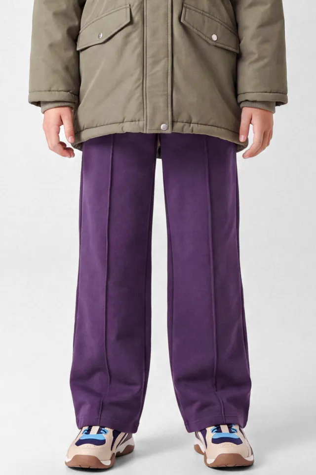 NAME IT KIDS joggingbroek paars, foto 4