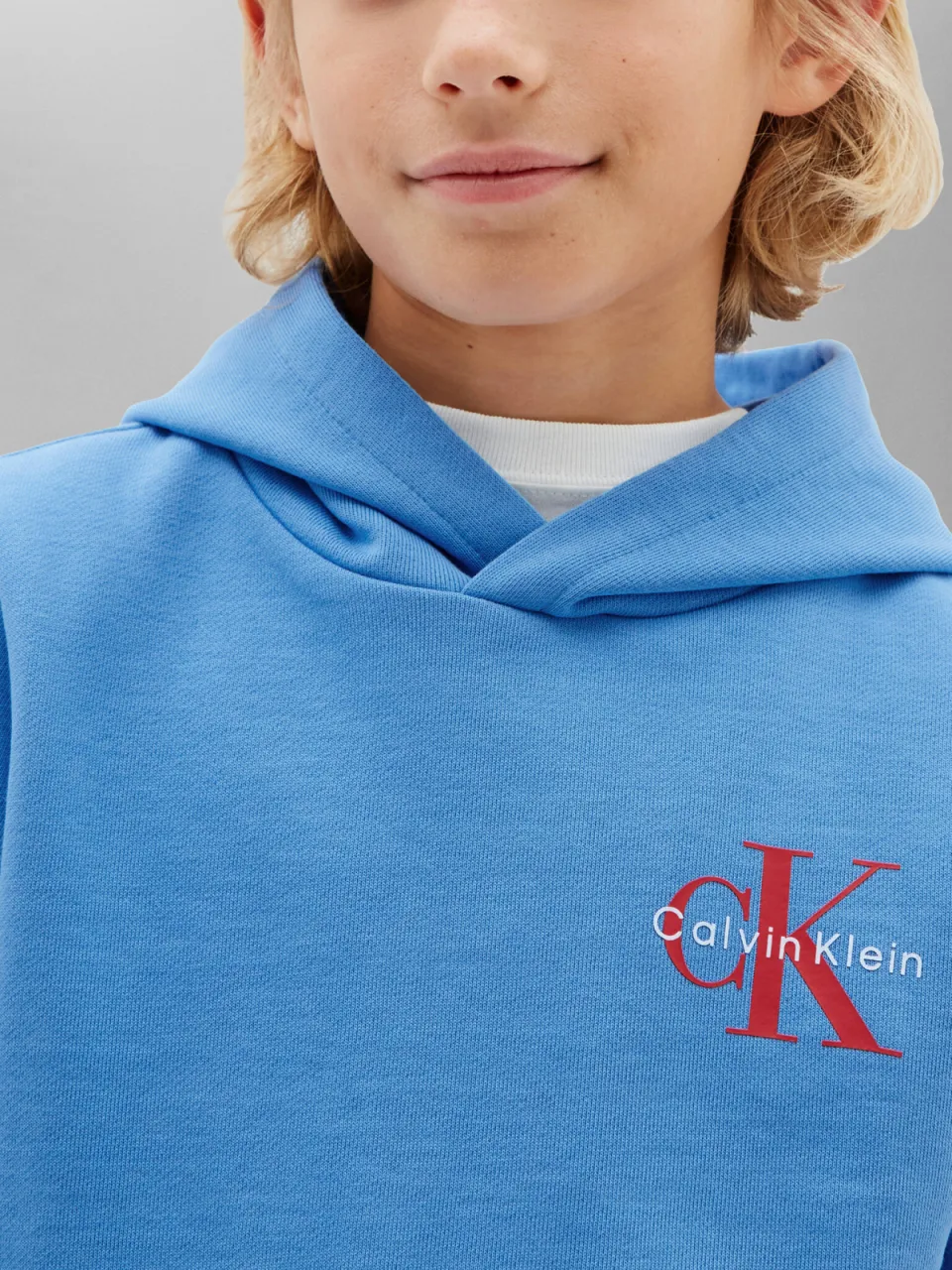 Calvin Klein sweat hoodie met logo - blauw, foto 5