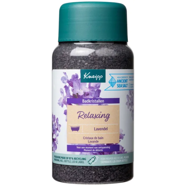 Kneipp Relaxing badkristallen - 600 gram