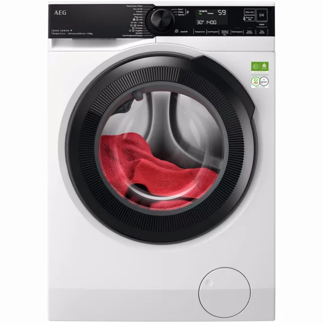 AEG LR86XDOSE wasmachine voorlader wit