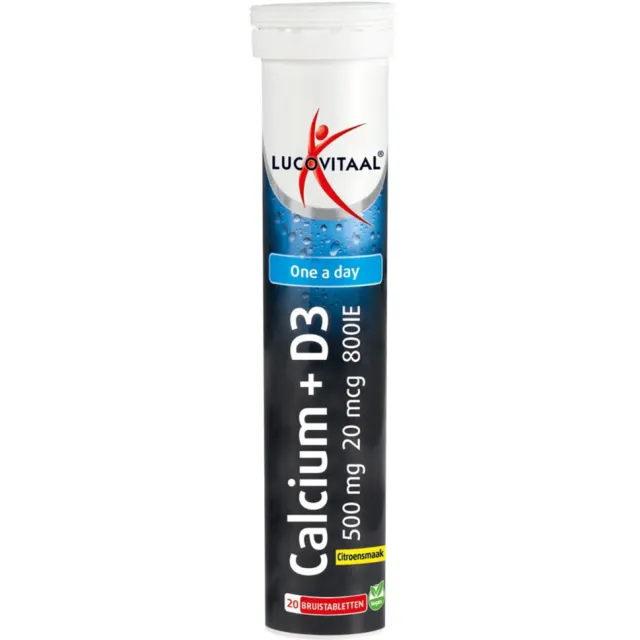 Lucovitaal Calcium 500mg + D3 bruistabletten