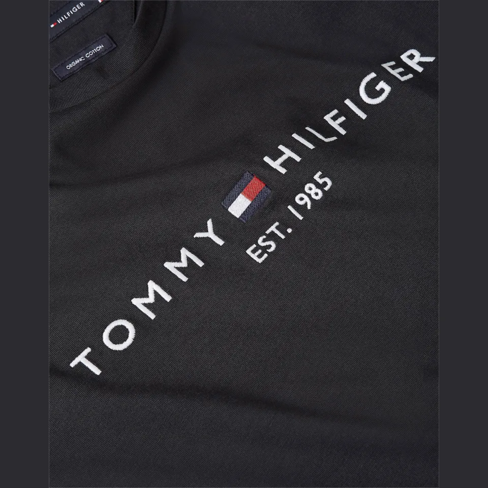 Tommy Hilfiger T-shirt met logo zwart, foto 7